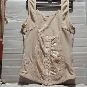 Valmont Beige Sculpting Shapewear Vest Size Large